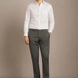 Luxure by Louis Philippe Men Slim Fit Trousers image 2