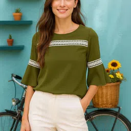 CORSICA Flared Sleeve Georgette Top-picture-33