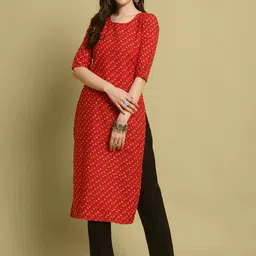 7Threads Women Pack Of 6 Ethnic Motifs Printed Daily Straight Kurta-picture-29
