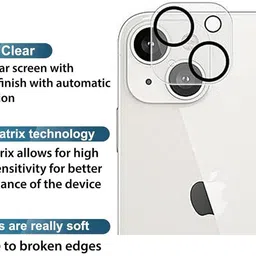 ASVALBUY Back Camera Lens Glass Protector for APPLE iPhone 15, iPhone 15 image 3