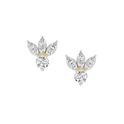 Sparkles Lab Grown Diamond 0.43 Carat Round Stud Earrings for Women-picture-48