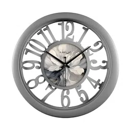 RANDOM Grey Printed Contemporary Wall Clock image 3