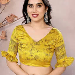 KALINI Floral Printed Saree image 3