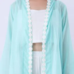 Qurvii Longline Open Front Shrug image 2