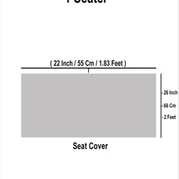 Fashion Throw Beige & Grey Printed Velvet 1 Piece Sofa Cover-image-96