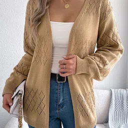 StyleCast x Revolte Women Long Sleeves Open Front Shrug image 5