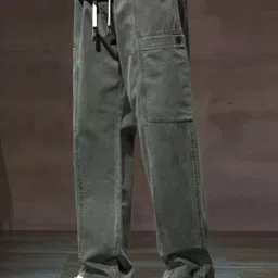 StyleCast x Revolte Men Regular Fit Mid-Rise Cargo Trousers image 3