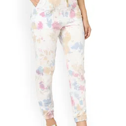 Kraus Jeans Women Floral Faded High-Rise Trousers-picture-25