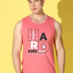 WOOSTRO Pack Of 2 Printed Combed Cotton GymInnerwear VWS26(HARD PEACH)(98 LGTGREEN) image 2