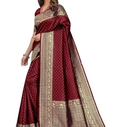 AVANTIKA FASHION Ethnic Motifs Woven Design Zari Kanjeevaram Saree image 4