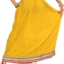 Exotic India Embellished A-Line Maxi Skirts image 3