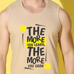 WOOSTRO Men Pack of 2 Typography Printed Round Neck Cotton Slim Fit Sports T-shirts image 3