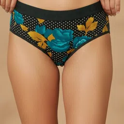 FiveFlag Women Pack Of 3 Floral Printed Briefs image 4