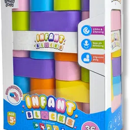 zephyr Soft and Squeezable Infant Building Blocks Set No:4 For Kids-picture-16