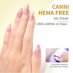 CANNI Hema Free UV Jelly Color Nail Polish - 9 ml Shade - 9155 image 4