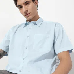 The Roadster Life Co. Pure Cotton Relaxed Fit Casual Shirt-picture-38