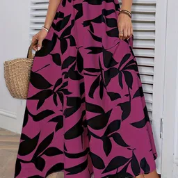 StyleCast Printed A-Line Maxi Skirt-picture-12