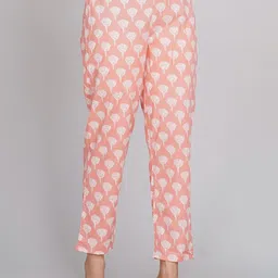 Neemiya Women Floral Printed Regular Mirror Work Kurta with Trousers & With Dupatta image 3