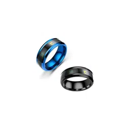 Iga collection Set Of 2 Stainless Steel Smart Temperature Finger Rings-picture-36