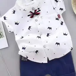 KAVYA FASHION Unisex Kids White Printed Clothing Set-picture-10