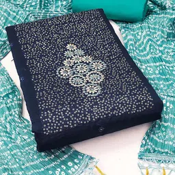 SAINOOR Embroidered Pure Cotton Unstitched Dress Material-picture-11