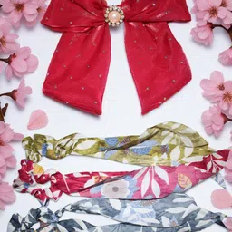 Jolly Faces Women Set of 4 Embellished Hairband image 3