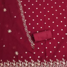 Suha Embroidered Unstitched Dress Material image 3