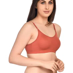 Kinza soft. Pack Of 3 Full Coverage Ultra Soft Underwired Cotton Sports Bra image 3