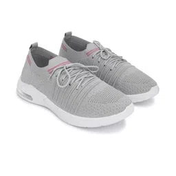 Ango Women Grey Mesh Casual Shoes-image-93