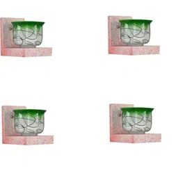 SOMIL Green Glass Cylinder Printed Wall Lamps-picture-35