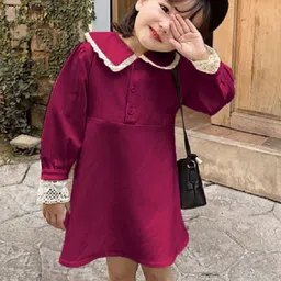 StyleCast x Revolte Peter Pan Collar Puff Sleeve A-Line Dress-picture-37