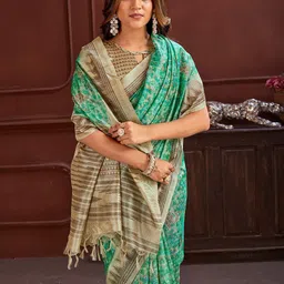 Mitera Silk Cotton Sungudi Saree image 5