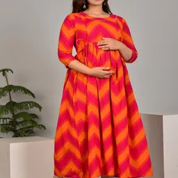 Style Heaven Women Printed Pure Cotton Maternity Kurti image 4