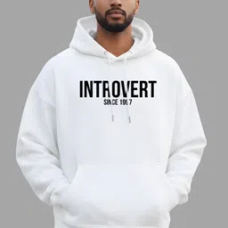 TheBTclub Men Printed Hooded Sweatshirt image 2