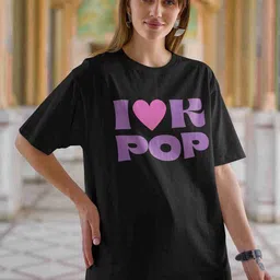 Hatke Trends Typography Printed Drop-Shoulder Sleeves Oversized Cotton T-shirt-picture-40