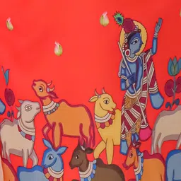 KID1 Boys Ethnic Motifs Printed Mandarin Collar Straight Kurta With Pyjama image 3