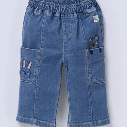 Ed-a-Mamma Girls Relaxed Fit Mid-Rise Cotton Jeans-picture-54