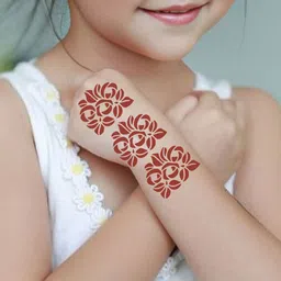 VOORKOMS Compact and Travel-Friendly Mehndi Stencil Templates for Quick Styling image 3