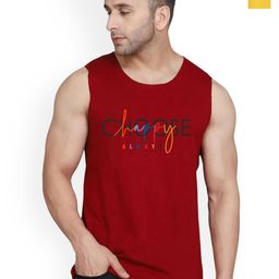 SLOWLORIS Pack Of 2 Printed Innerwear Vests VSL26 CMB(CHS MAROON)(JUST YELLOW)-image-93