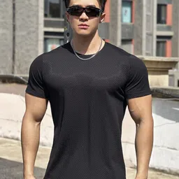 StyleCast x Revolte Men Solid Round Neck T-shirt-picture-24