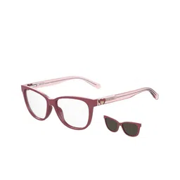 MOSCHINO LOVE Women Rectangle Sunglasses with UV Protected Lens 204942G3I5370-Mauve image 3