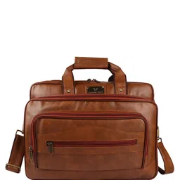 Fashion twist Men Leather Laptop Bag-picture-5