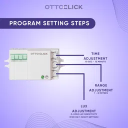 OTTOCLICK Microwave motion sensor 360D Occupancy motion detector compact size Smart Switch image 3