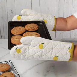 attica tracery White Cotton Kitchen Linen Set-picture-39