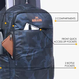 killer Medium 30 L Laptop Backpack Camouflage Unisex Laptop/Office/School/College/Business/Travel Bag image 2