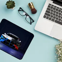 KAIZER BMW M4 Car Themed HD Print Stitched Mousepad For Laptop/PC Non Slip Base Mousepad image 4