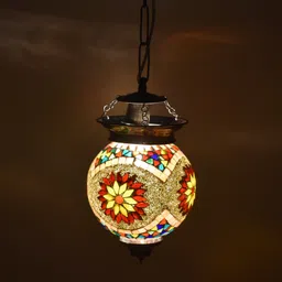ionic glass mosaic decorated glass hanging light Pendants Ceiling Lamps Pendant Lamp Ceiling Lamp image 5