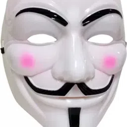 aaru singh 2 unique special multicolor combo pack ,1 horror 1 white joker vendetta Party Mask image 4