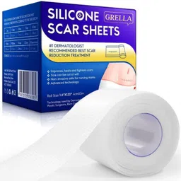 voligo White Silicon Gel Tape for Scars Transparent Medical Silicone Gel Tape for Scar Crepe Bandage-picture-23