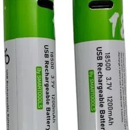 kp original battery 18500 C-Type USB Lithium Ion Rechargeable , Pack of 2 Battery image 4